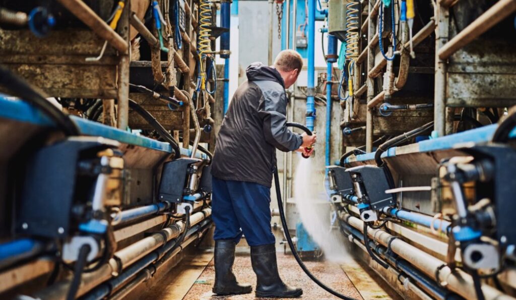 eficiencia de la limpieza en las fábricas